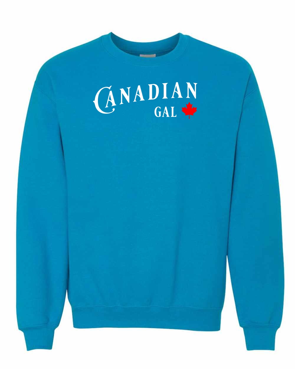 Canadian Gal Full Crewneck - Gildan Canada (sewn Internationally)