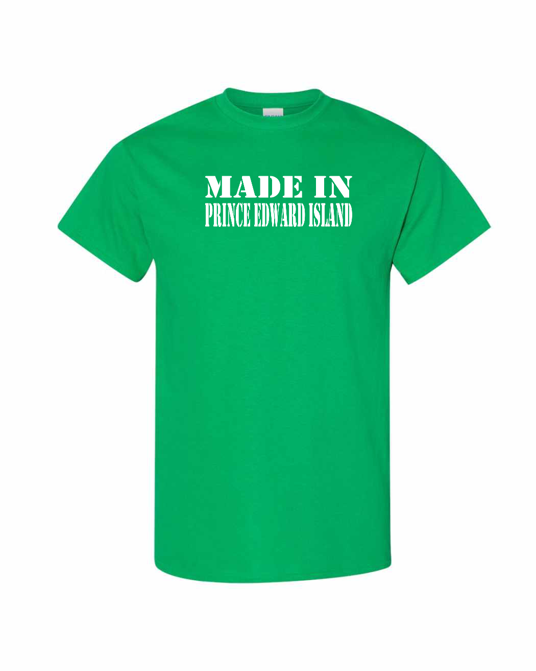 Made in PEI (White Lettering) Full Front Men's Tee