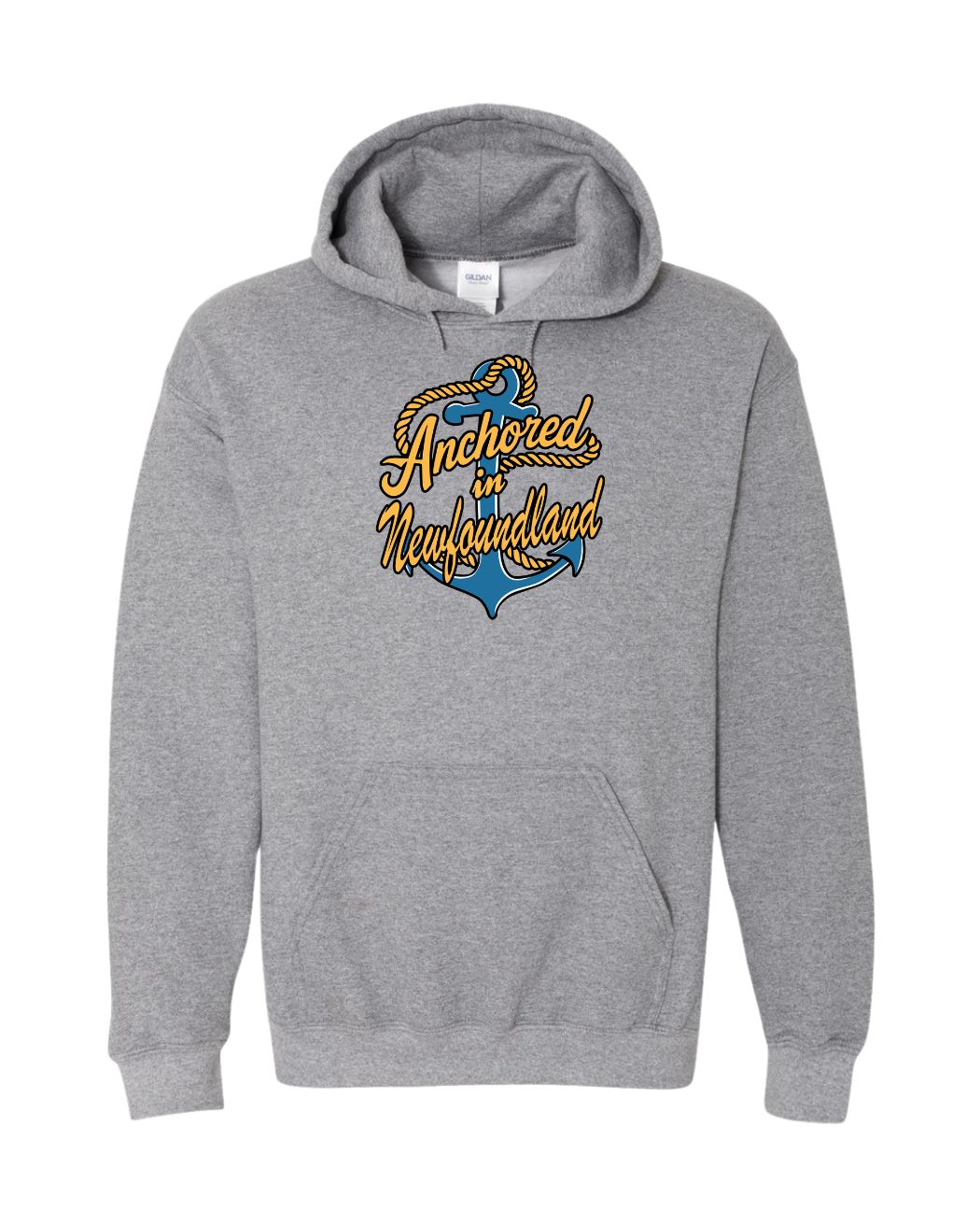 Anchored in Newfoundland Full Front Hoodie