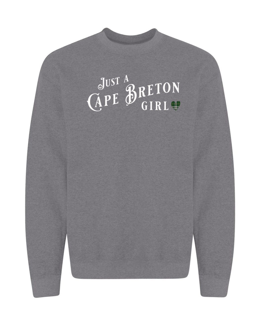 Just a Cape Breton Girl Tartan Full Crewneck Sweatshirt