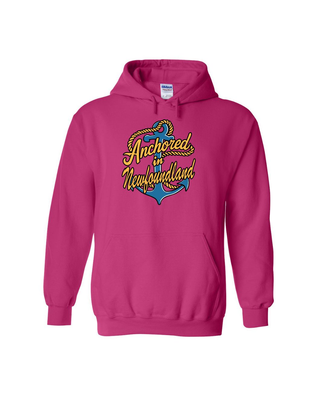 Anchored in Newfoundland Full Front Hoodie