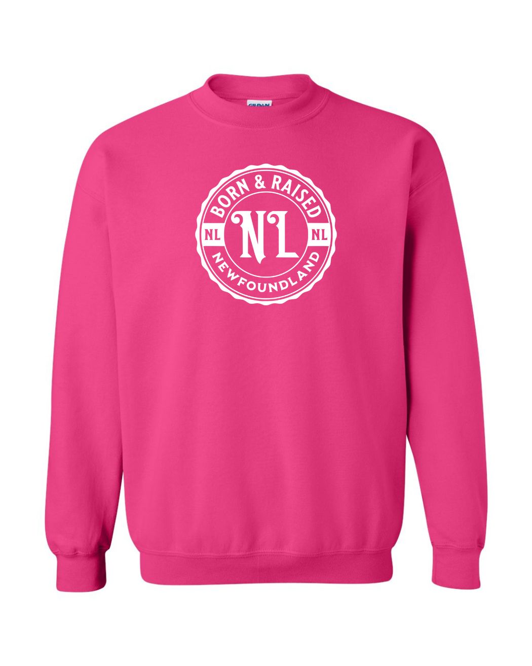 Born & Raised Newfoundland Full Crewneck Sweatshirt