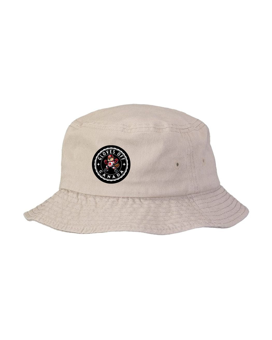 Gloves Off White Bucket Hat