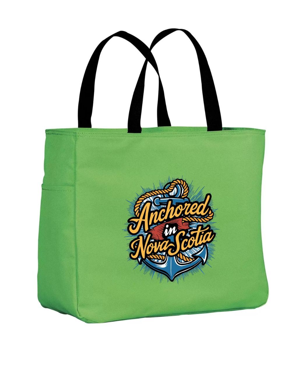 Anchored In Nova Scotia Design 1 Tote Bag