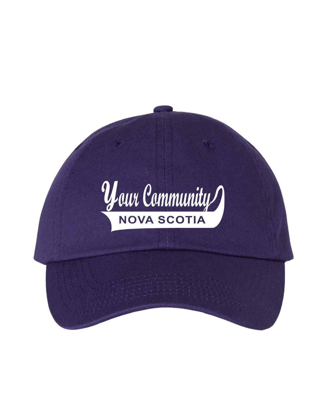 Custom Nova Scotia Community Name Stonewash Hats