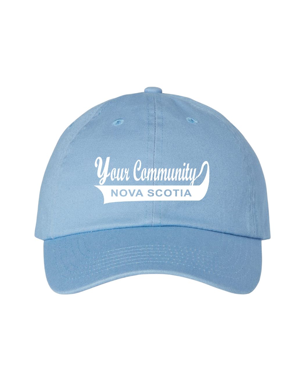 Custom Nova Scotia Community Name Stonewash Hats