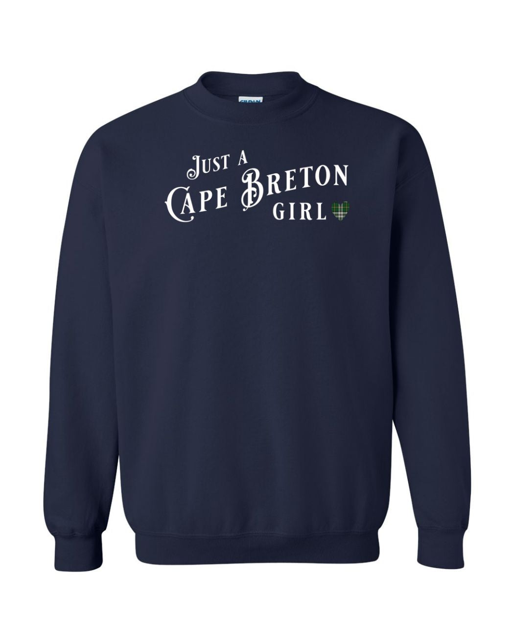 Just a Cape Breton Girl Tartan Full Crewneck Sweatshirt
