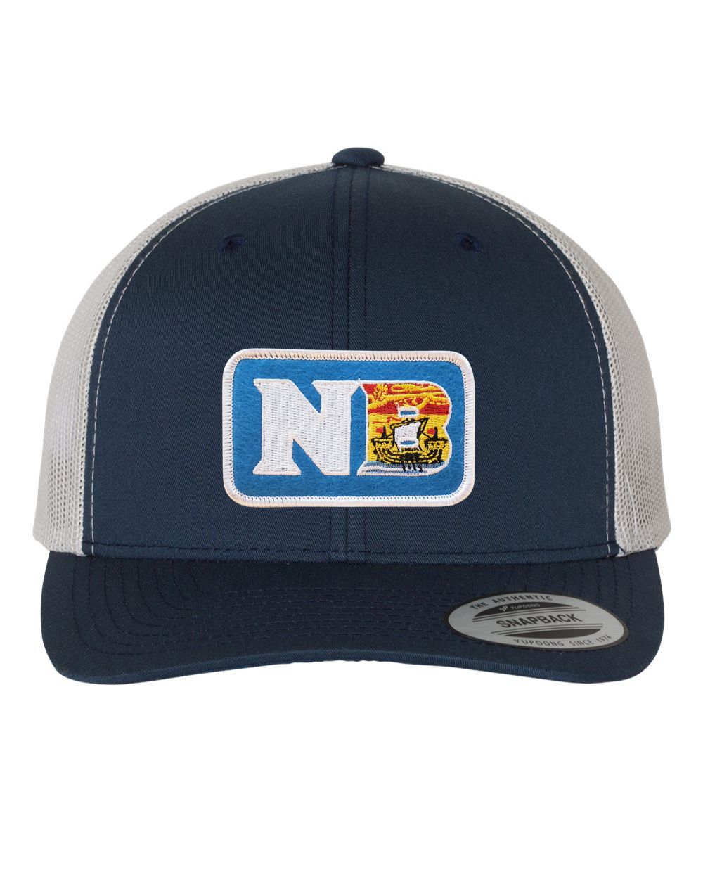 New Brunswick NB Initials Flag Patch Hat