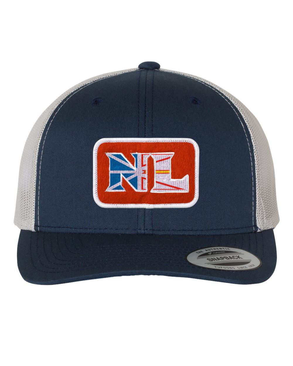 Newfoundland NL Initials Flag Patch Hat