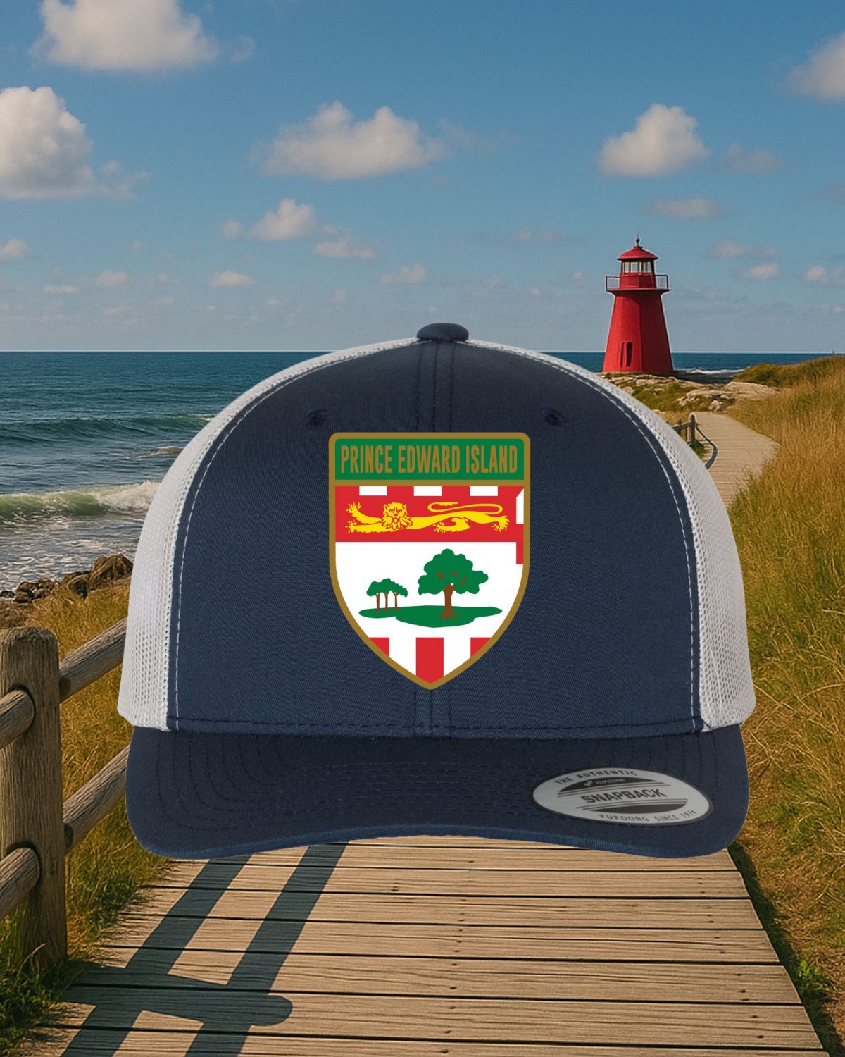 Prince Edward Island Shield Retro Trucker Hat