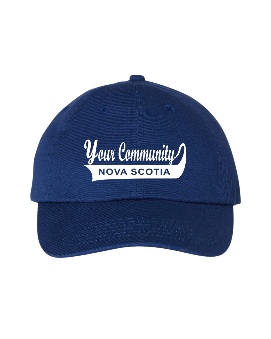 Custom Nova Scotia Community Name Stonewash Hats