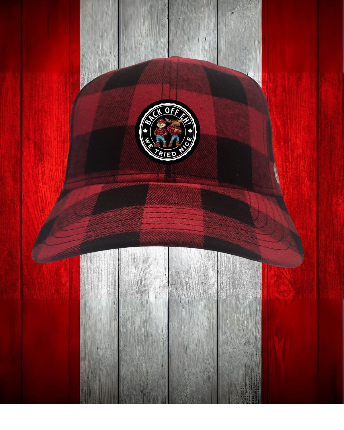 Back Off! design Hat