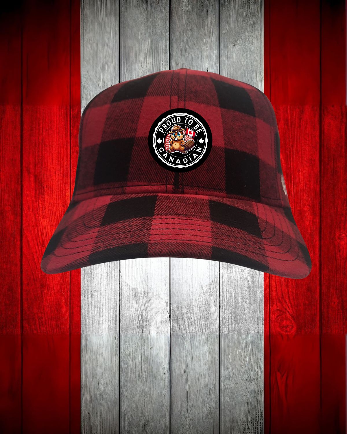 Proud to be Canadian Beaver design Hat