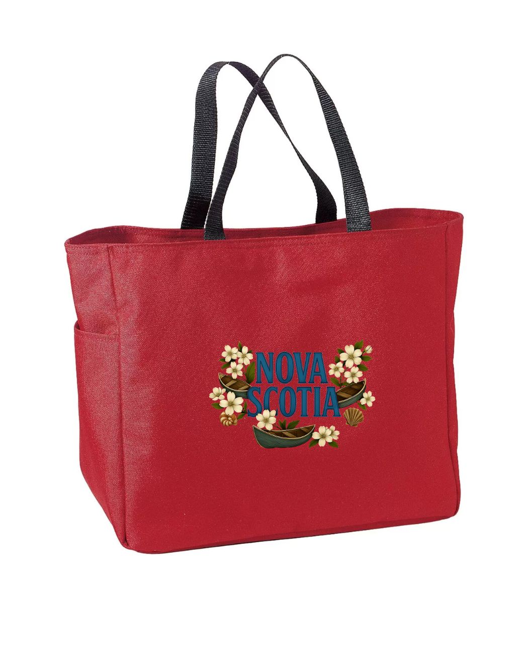 Nova Scotia Flower Tote Bag