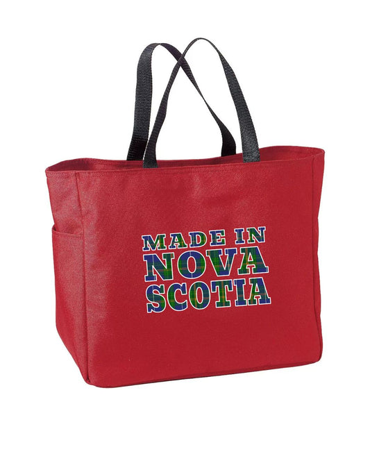 Made In Nova Scotia Tartan Tote Bag