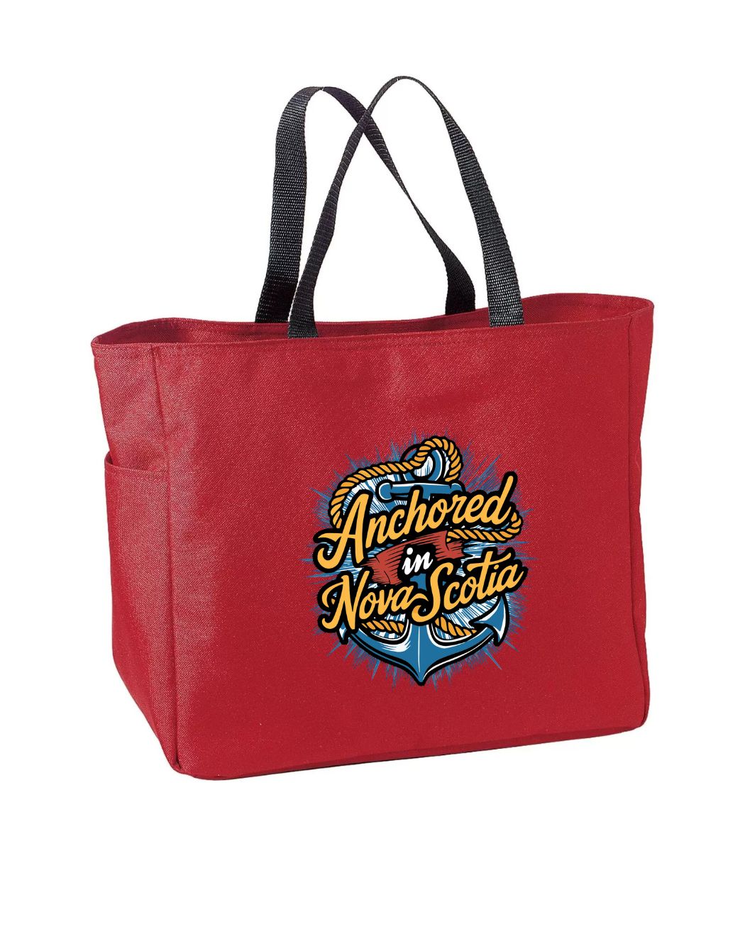 Anchored In Nova Scotia Design 1 Tote Bag
