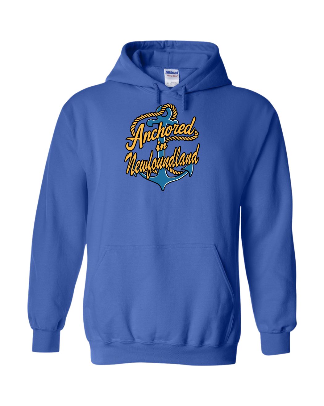 Anchored in Newfoundland Full Front Hoodie