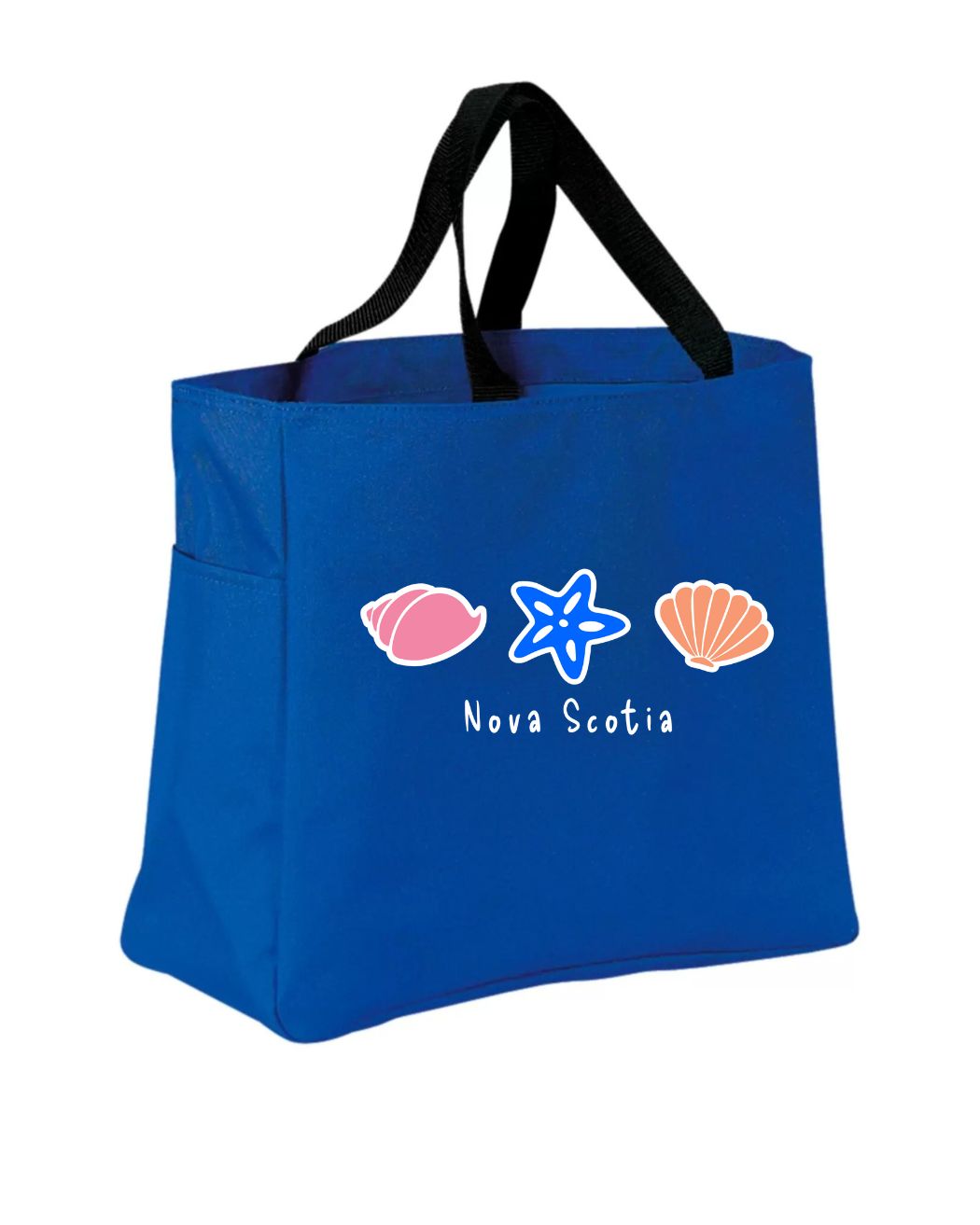 Nova Scotia Shell Icons Tote Bag