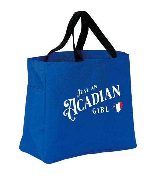 Just an Acadian Girl Tote Bag