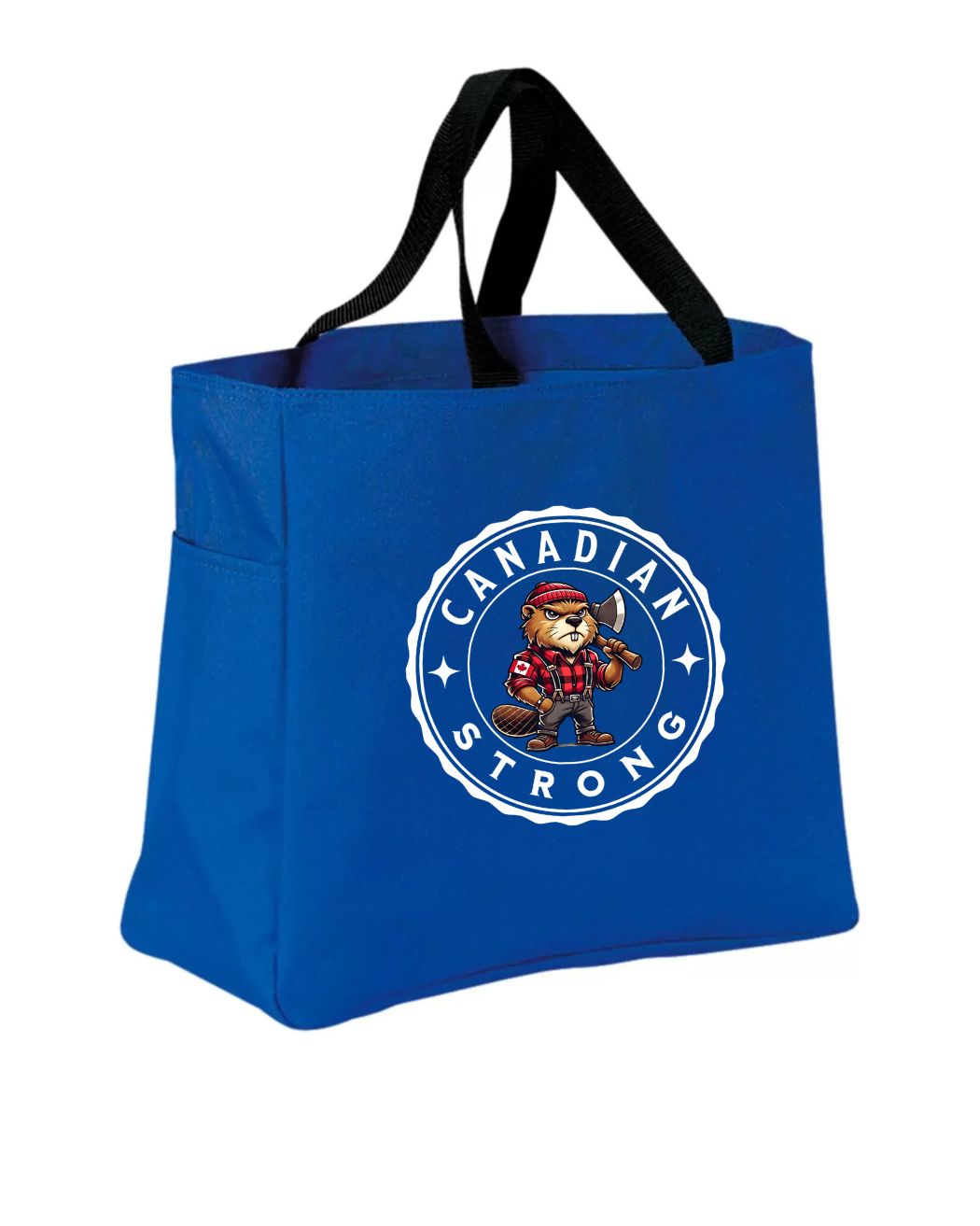 Canadian Strong Beaver Tote Bag