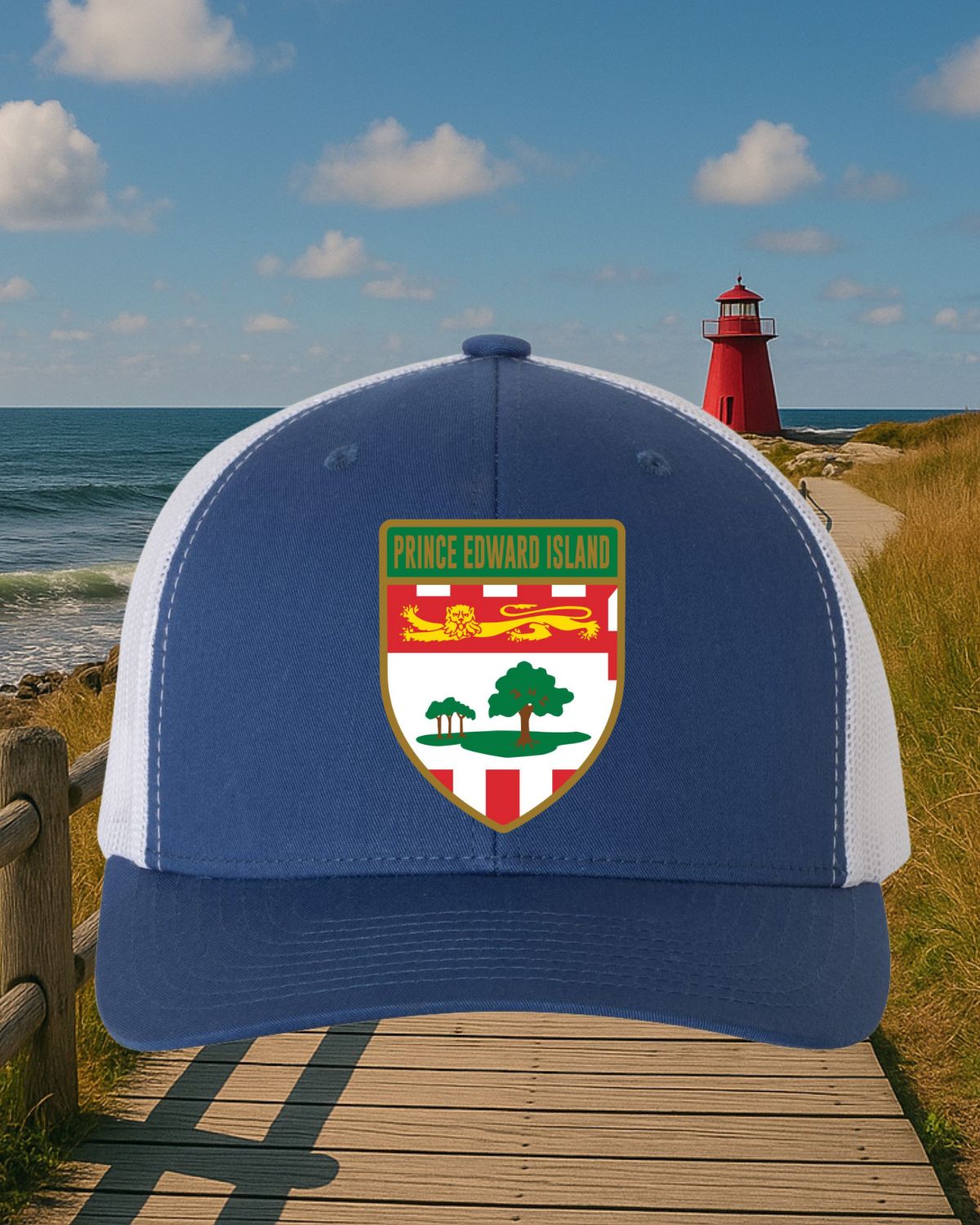 Prince Edward Island Shield Retro Trucker Hat