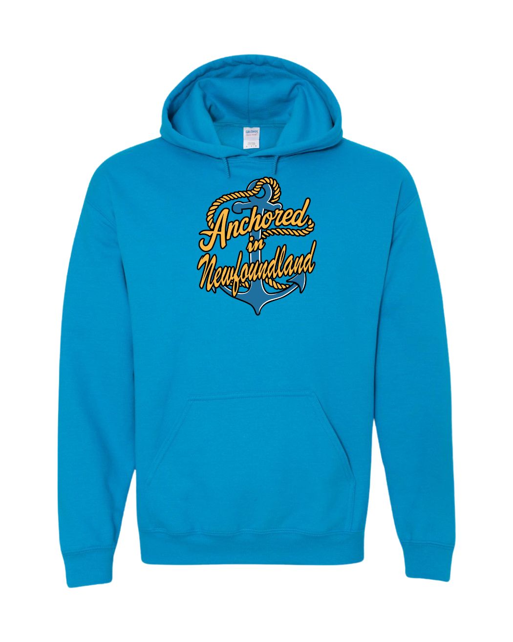Anchored in Newfoundland Full Front Hoodie