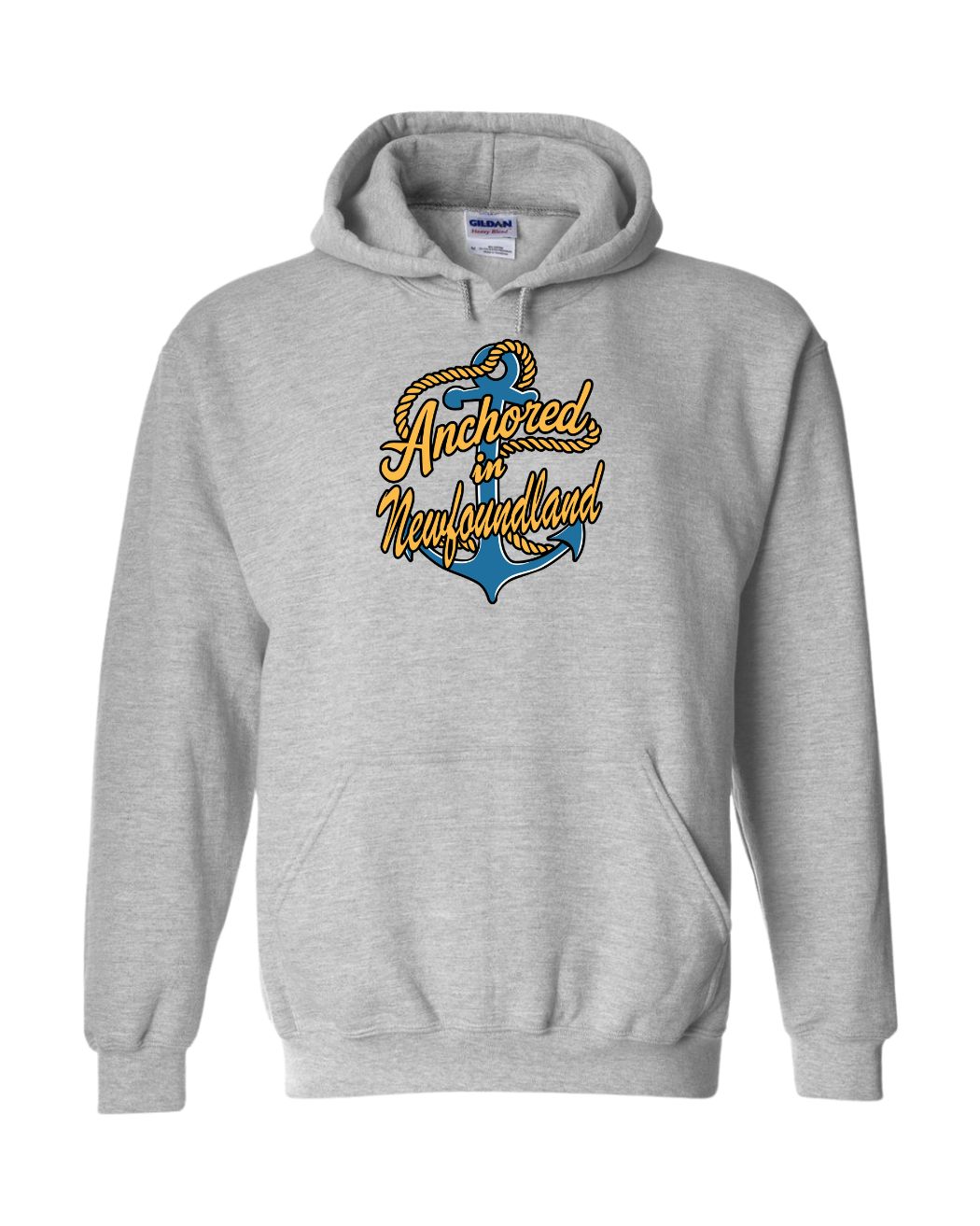 Anchored in Newfoundland Full Front Hoodie