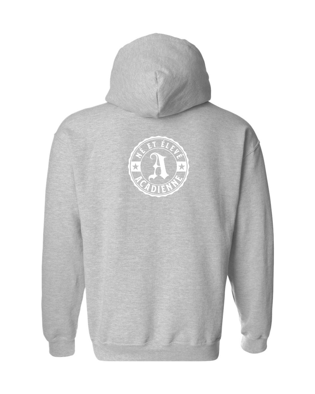 Ne Et Eleve Acadienne Left Chest & Back French Pullover Hoodies