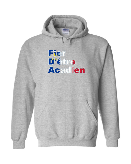 Fier D'etre Acadien Hoodie