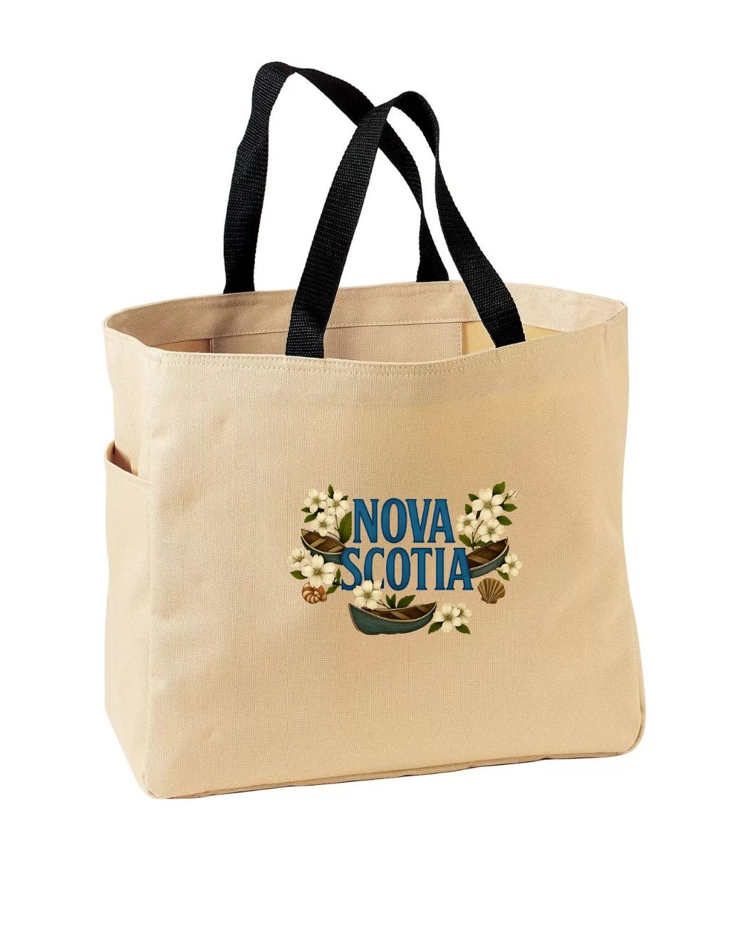 Nova Scotia Flower Tote Bag