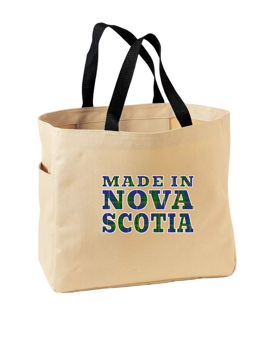Made In Nova Scotia Tartan Tote Bag