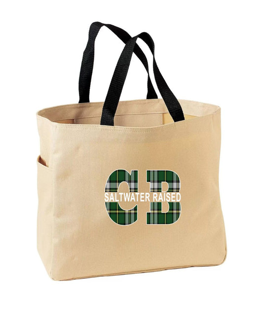 Tartan Saltwater Raised Cape Breton Tote Bag
