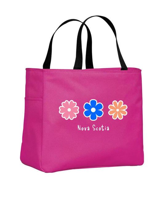 Nova Scotia Flower Icon Tote Bag