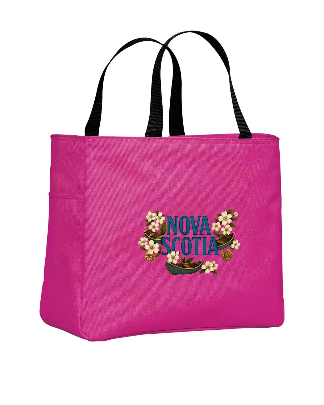 Nova Scotia Flower Tote Bag