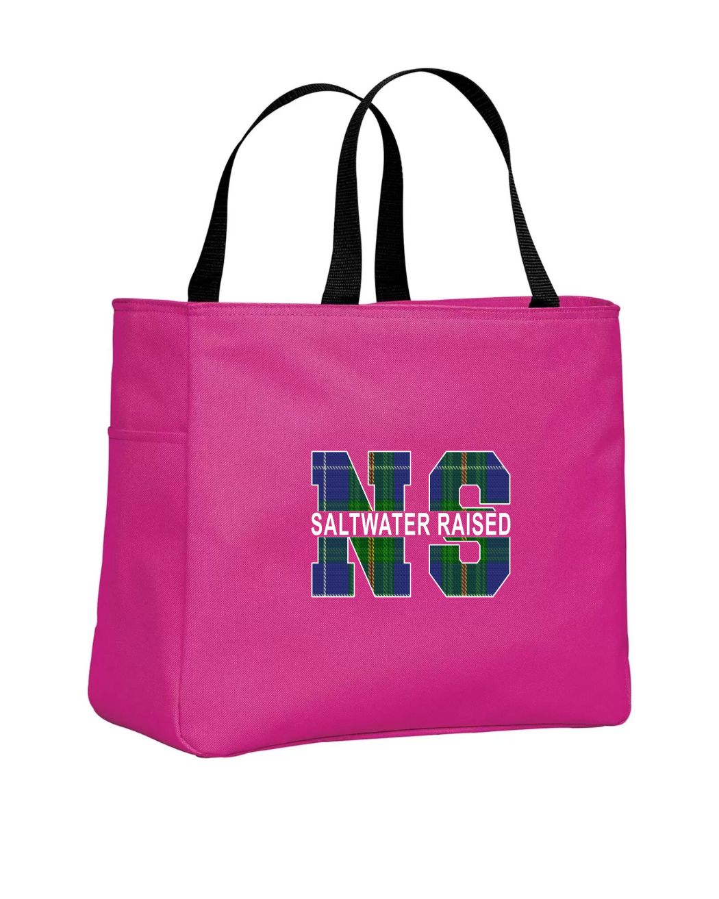 Tartan Saltwater Raised Nova Scotia Tote Bag