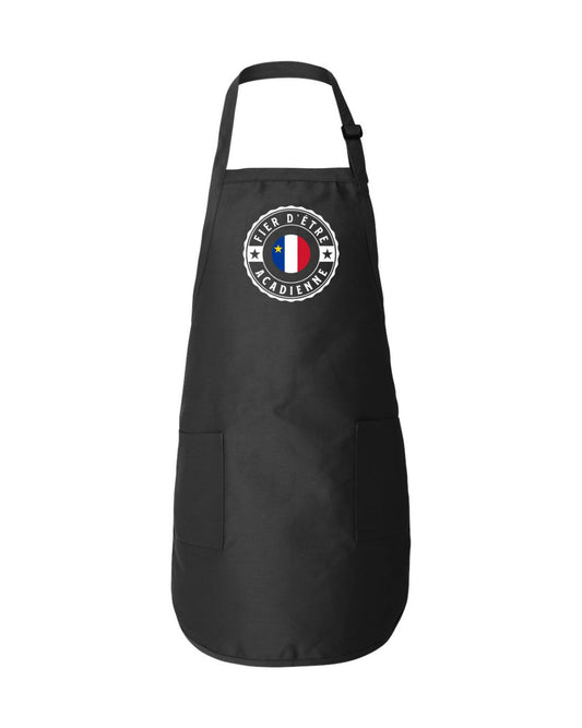 Fier D'etre Acadienne  Full French Version Apron