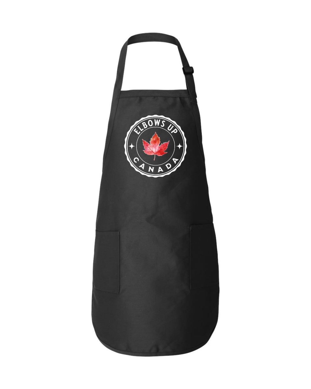 Elbows Up Leaf Apron