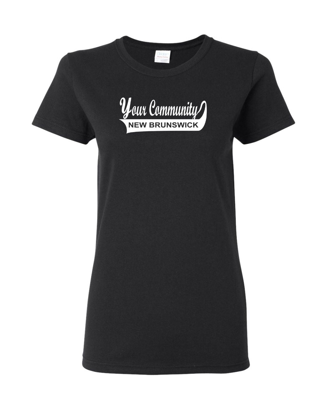 Custom New Brunswick Community Name Womens Tee