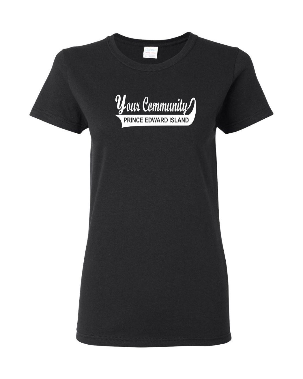 Custom Prince Edward Island Community Name Womens Tee