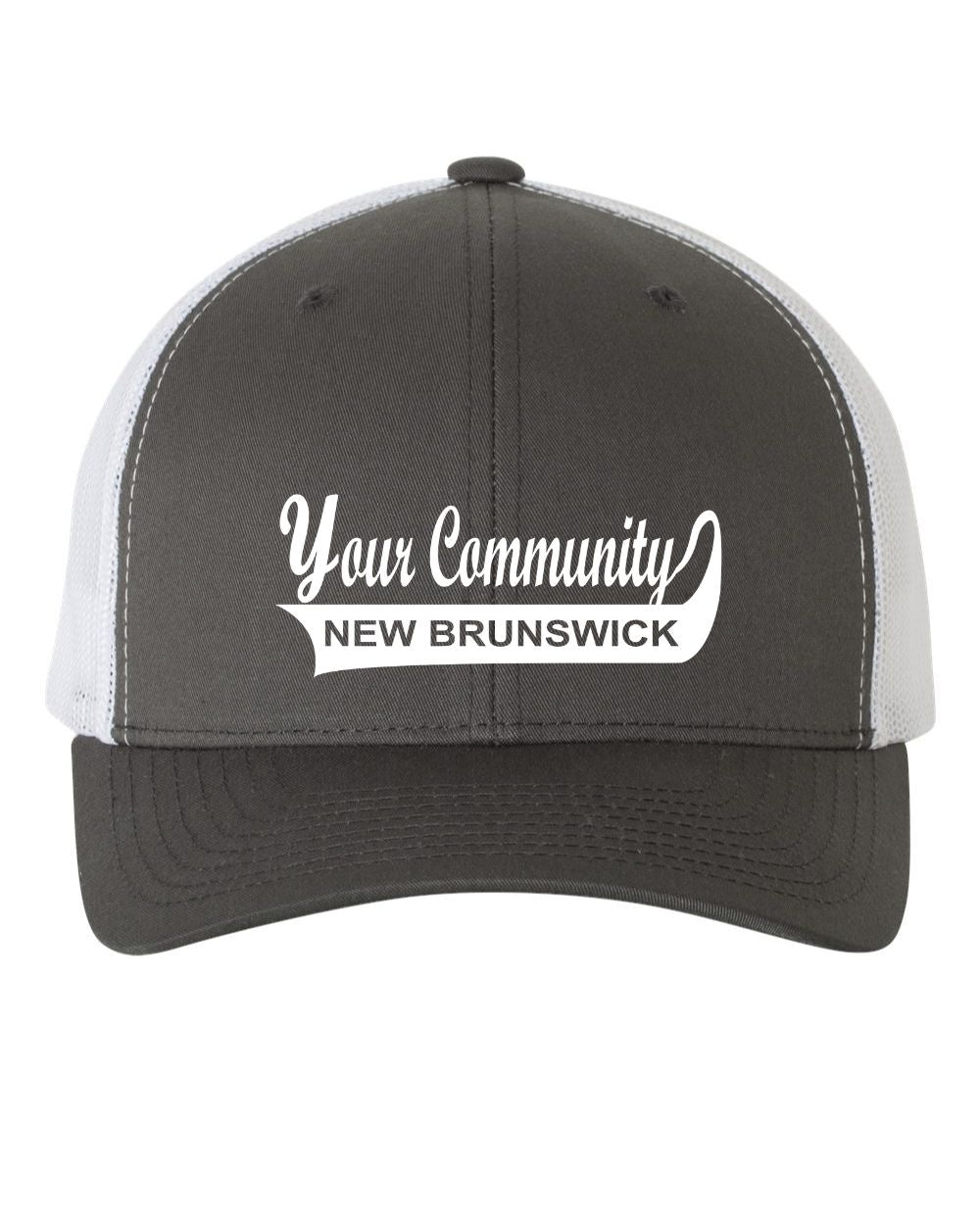 Custom New Brunswick Community Name Retro Trucker Cap