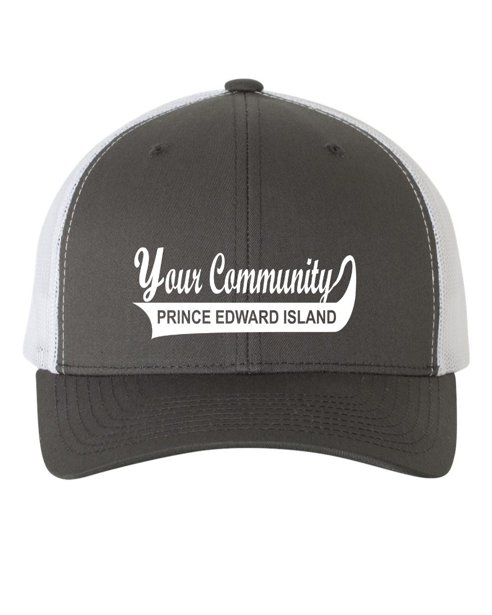 Custom Prince Edward Island Community Name Retro Trucker Cap