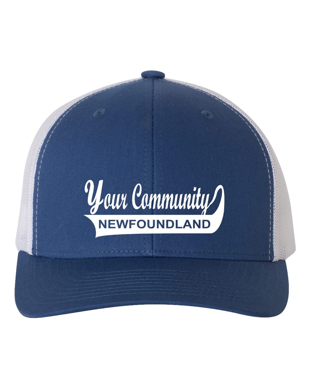 Custom Newfoundland Community Name Retro Trucker Cap