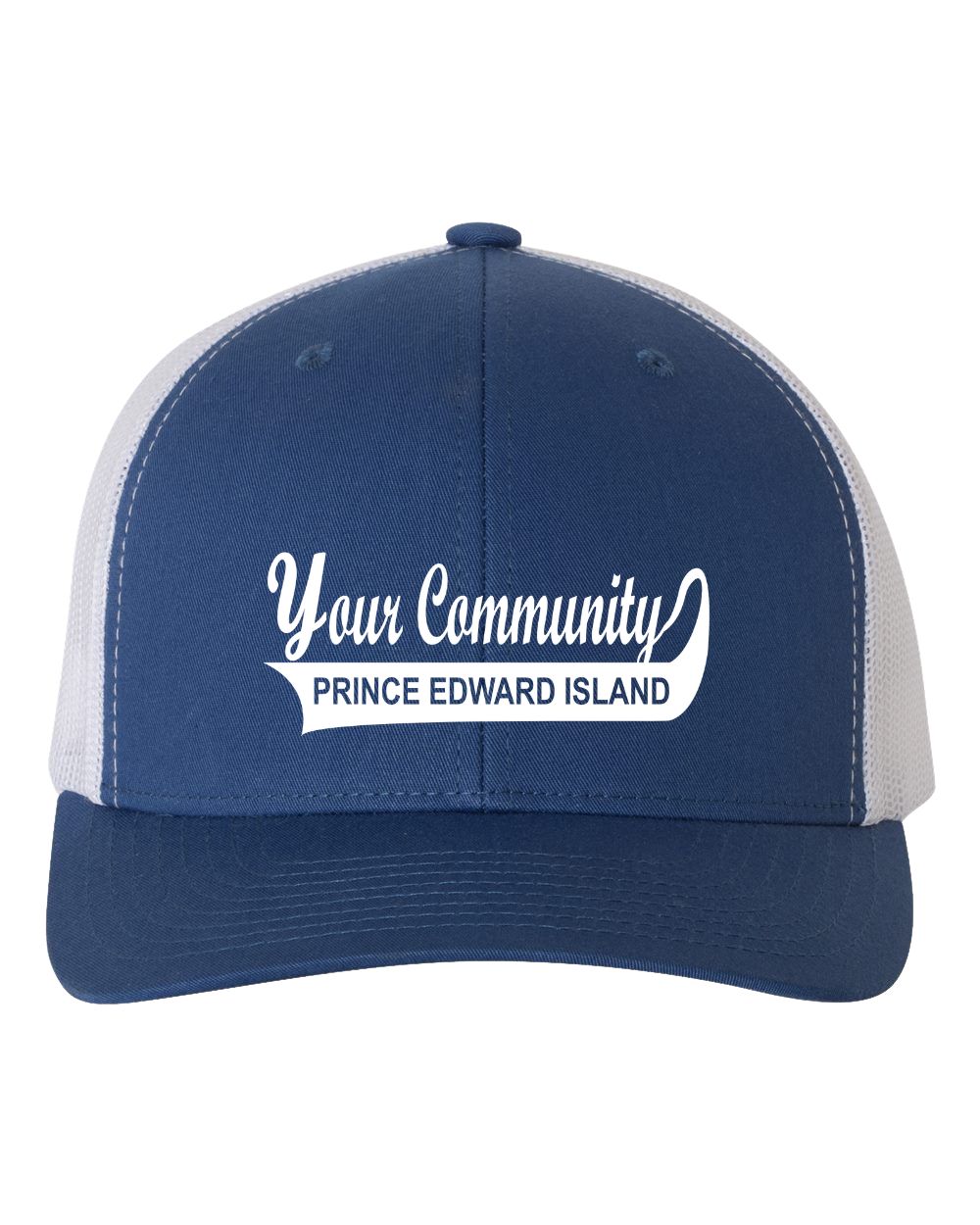 Custom Prince Edward Island Community Name Retro Trucker Cap