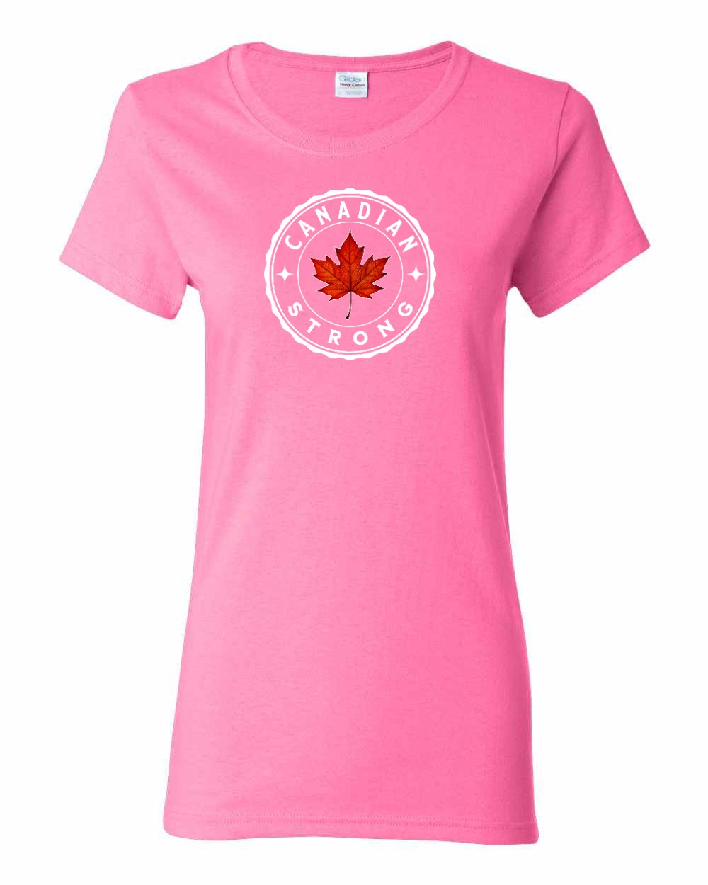Canadian Strong Leaf Full Front Women's Tee
