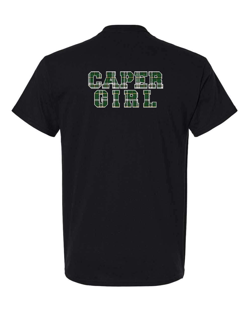 Caper Girl Left Chest and Back Men's Tee