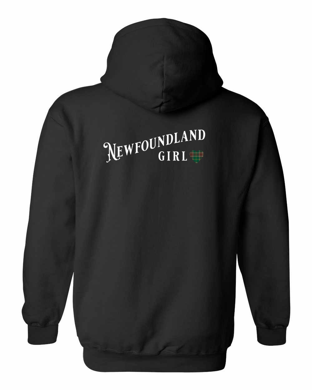 Newfoundland Girl Tartan Left Chest and Back Pullover