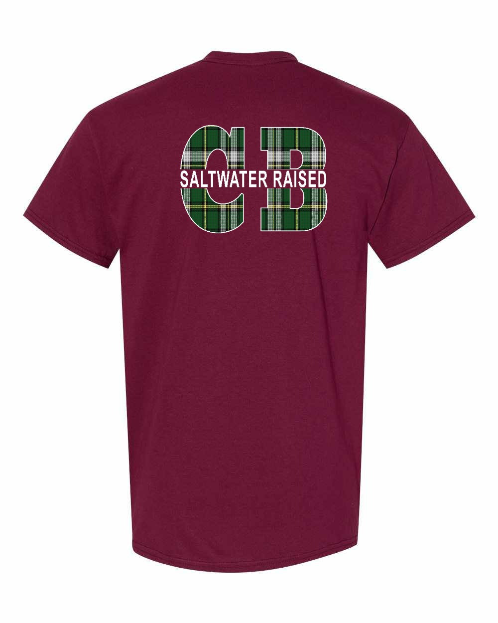 Saltwater Raised Left Chest and Back Men's Tee