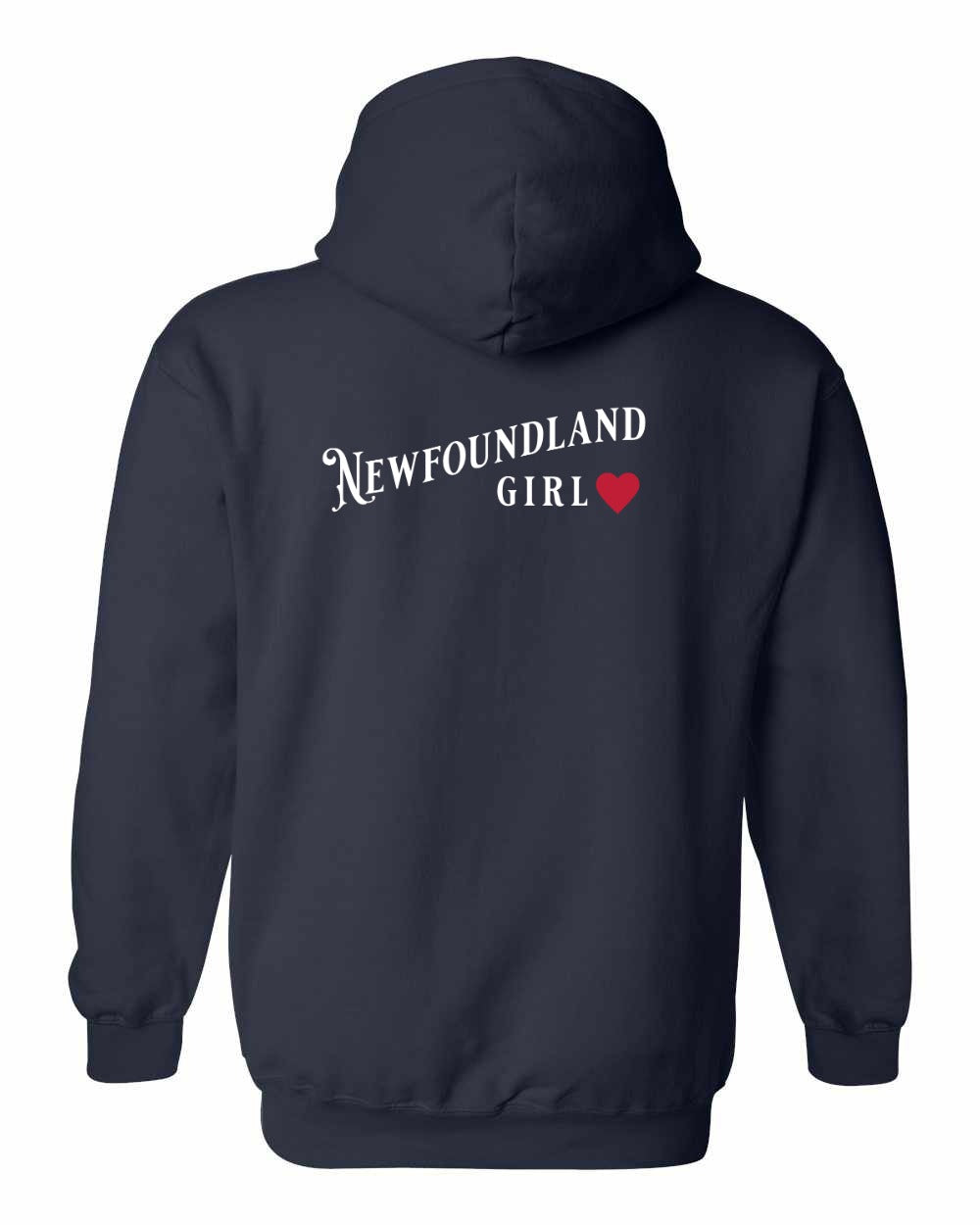Newfoundland Girl Left Chest and Back Pullover