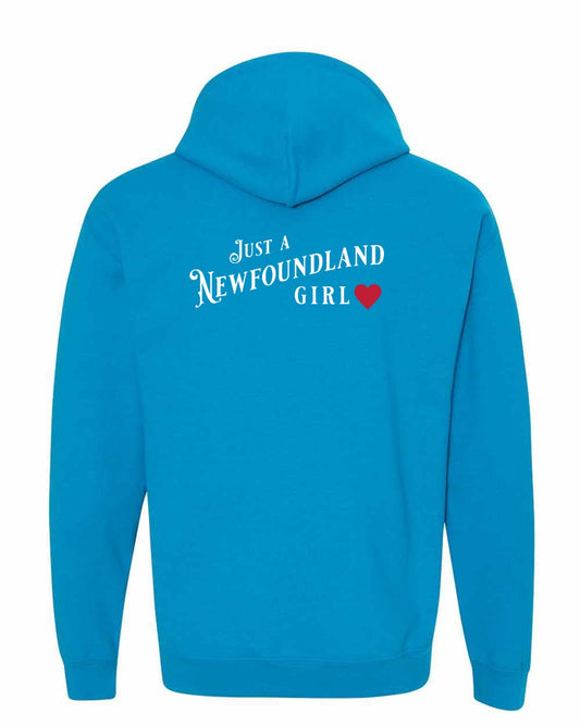 Just a NFLD Girl Left Chest and Back Pullover
