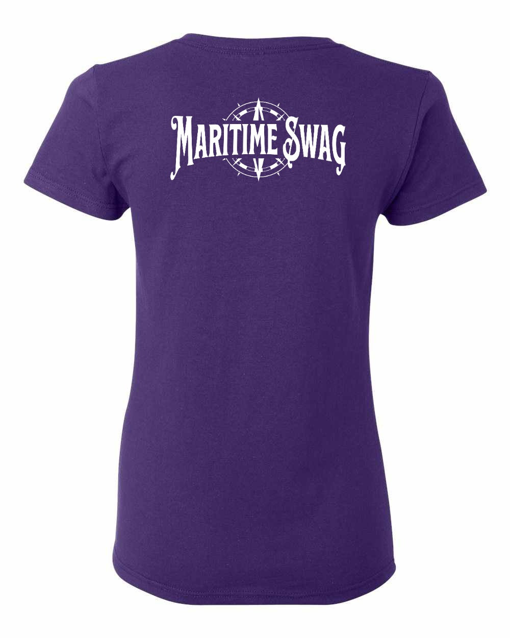 Maritime Swag Logo Left Chest and Back Women's Tee